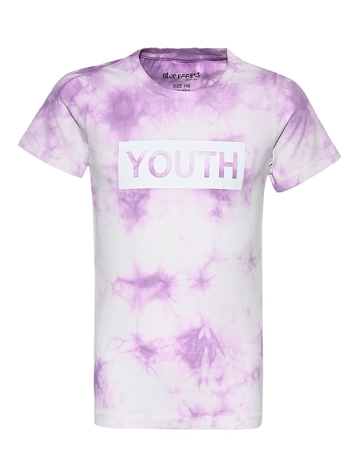 Blue Effect Shirt in Lila/ Weiß günstig kaufen