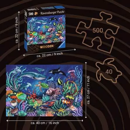 Puzzle 500 Teile - Unten im Meer