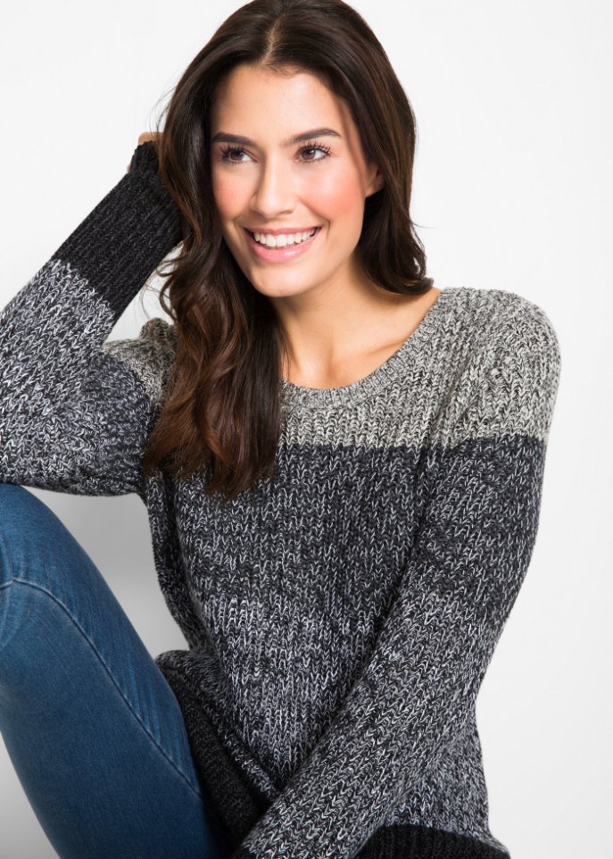 Pullover mit Streifenmuster