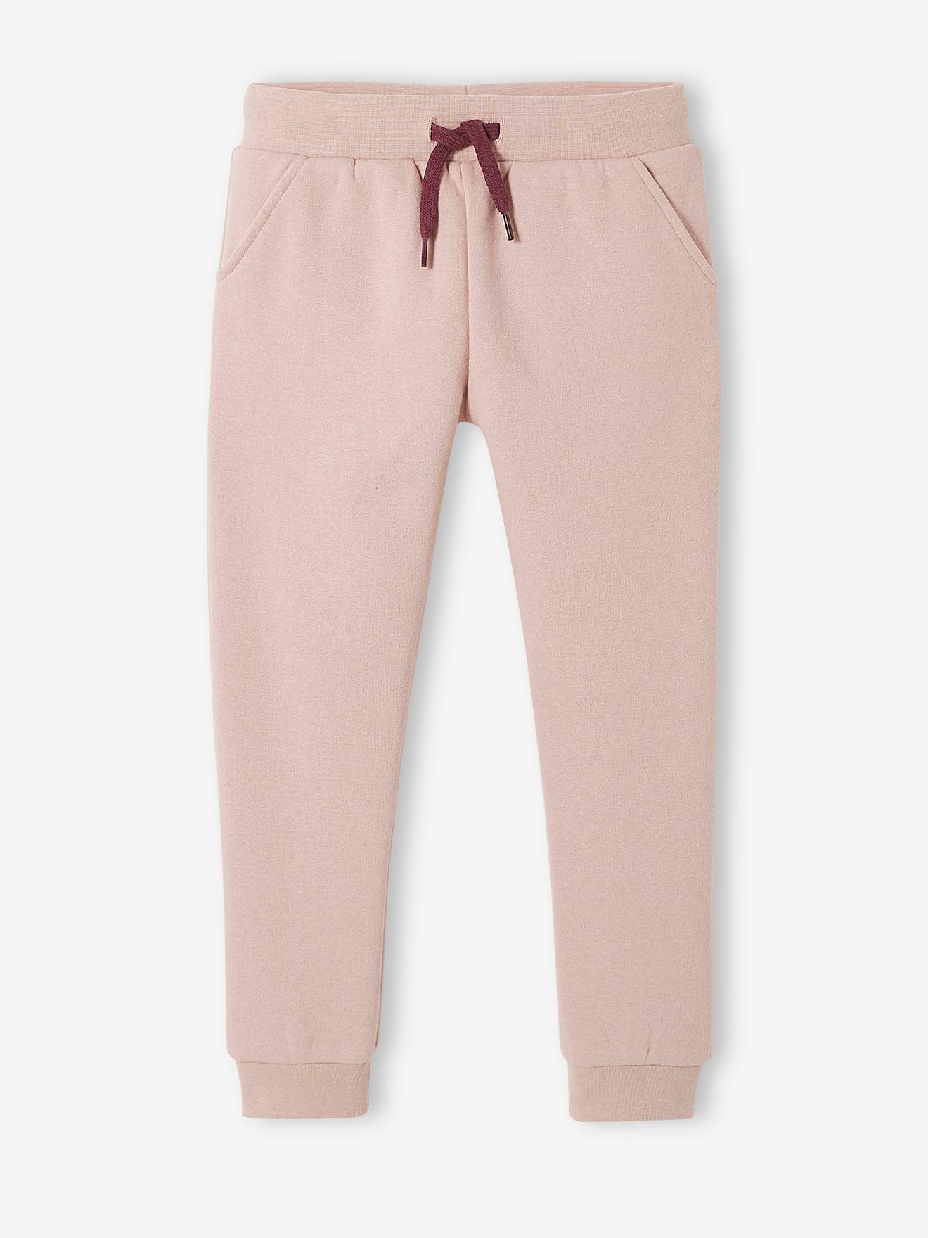 Vertbaudet Mädchen Sport-Set: Sweatshirt & Jogginghose - grau/rosa