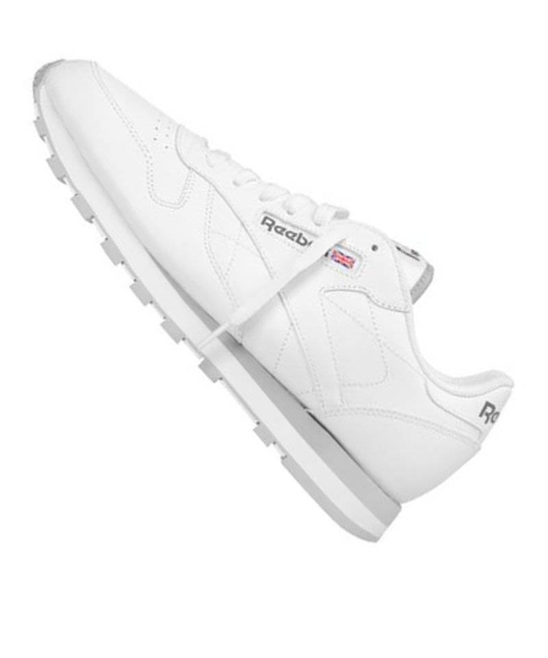 Reebok Classic Leather Sneaker Weiss Grau