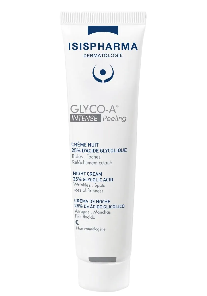 Isispharma Glyco A 25% - Κρέμα νυκτός εντατικής απολέπισης με 25% γλυκολικό οξύ 30ml