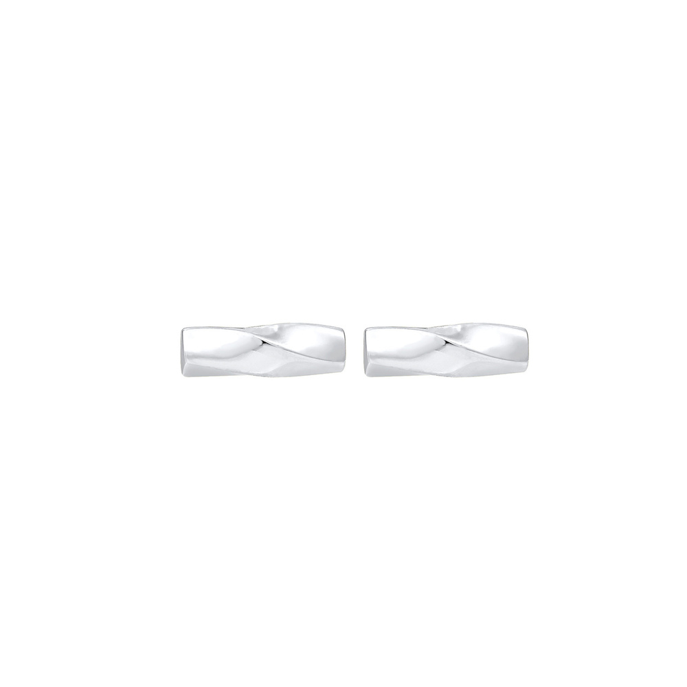 Elli Elli Boucles d'Oreilles Basic Géo Clous d'Oreille Femme - (925/1000) Argent Boucles d'oreilles