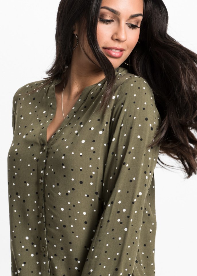 Bluse mit Pünktchen