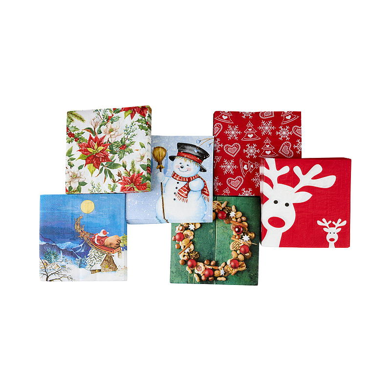 Vie Eco Servietter 20-pk 33x33 cm juledesign