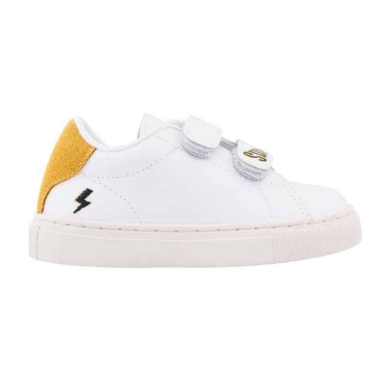 Baskets en cuir Mini Edith super hero