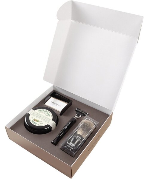 Mondial Exclusive Geschenk Set Premium 4 teilig Rasierset