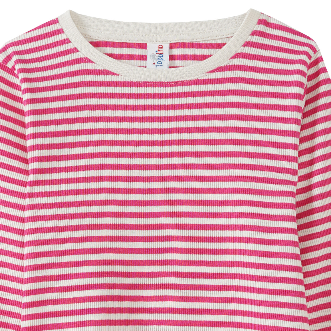 Mädchen Langarmshirt in Rippqualität