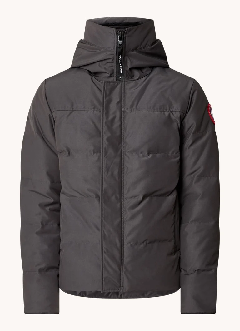 Prešívaná parka Canada Goose MacMillan s páperovou výplňou a kapucňou