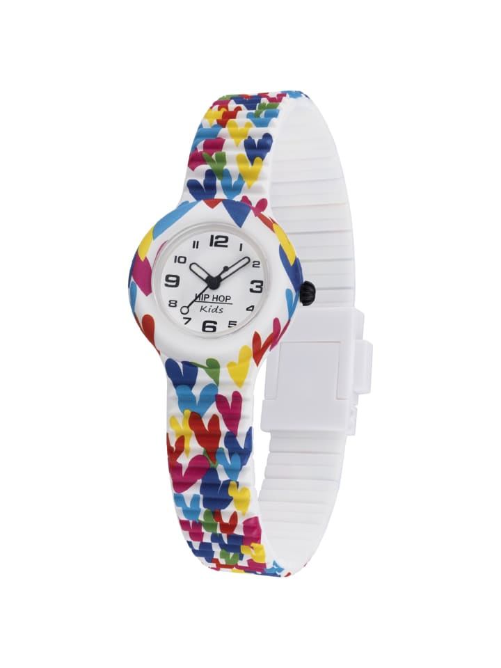 Hip Hop Analoguhr kids fun weiss günstig kaufen 28