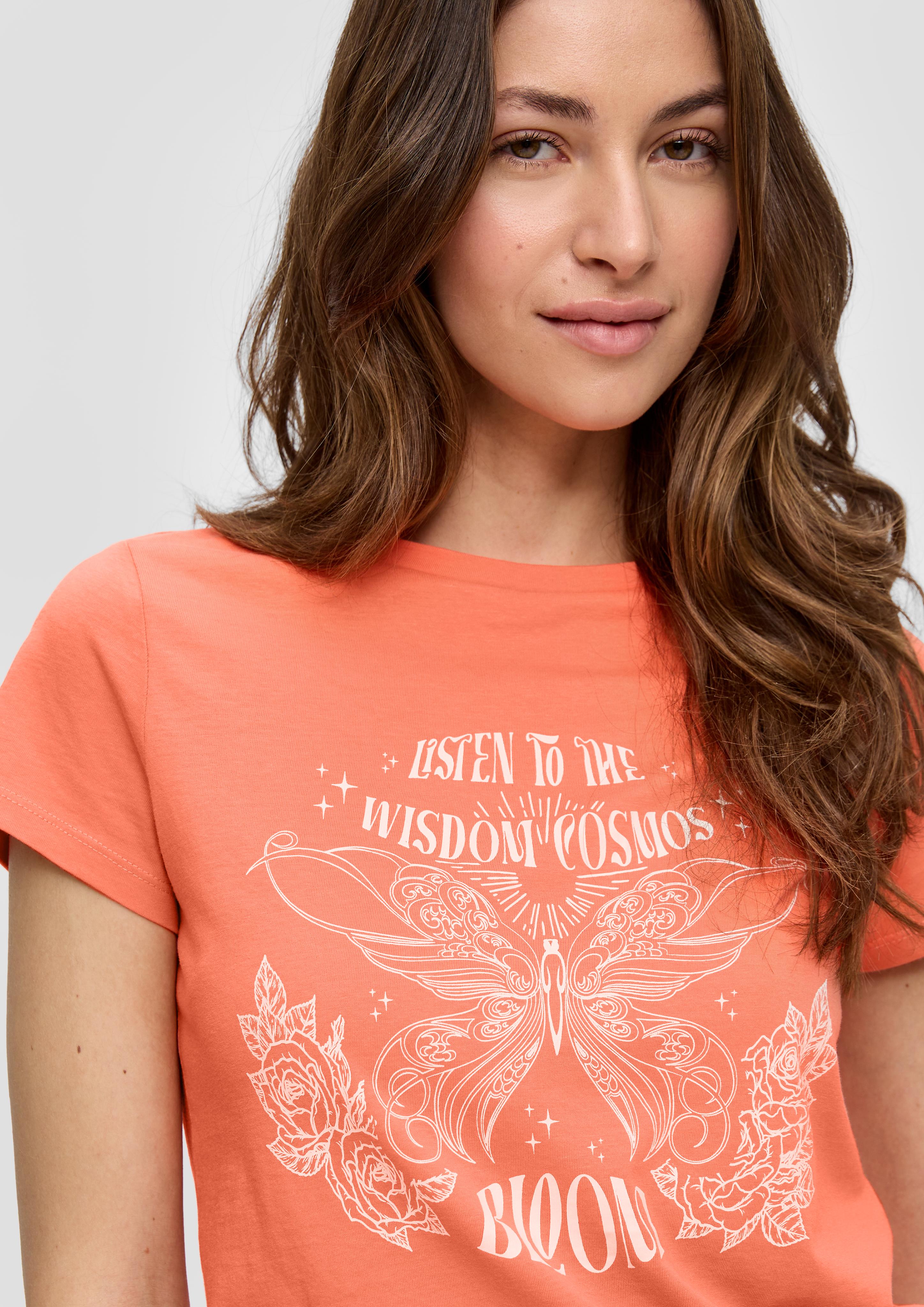 T-Shirt mit Frontprint  2144078-23D0
