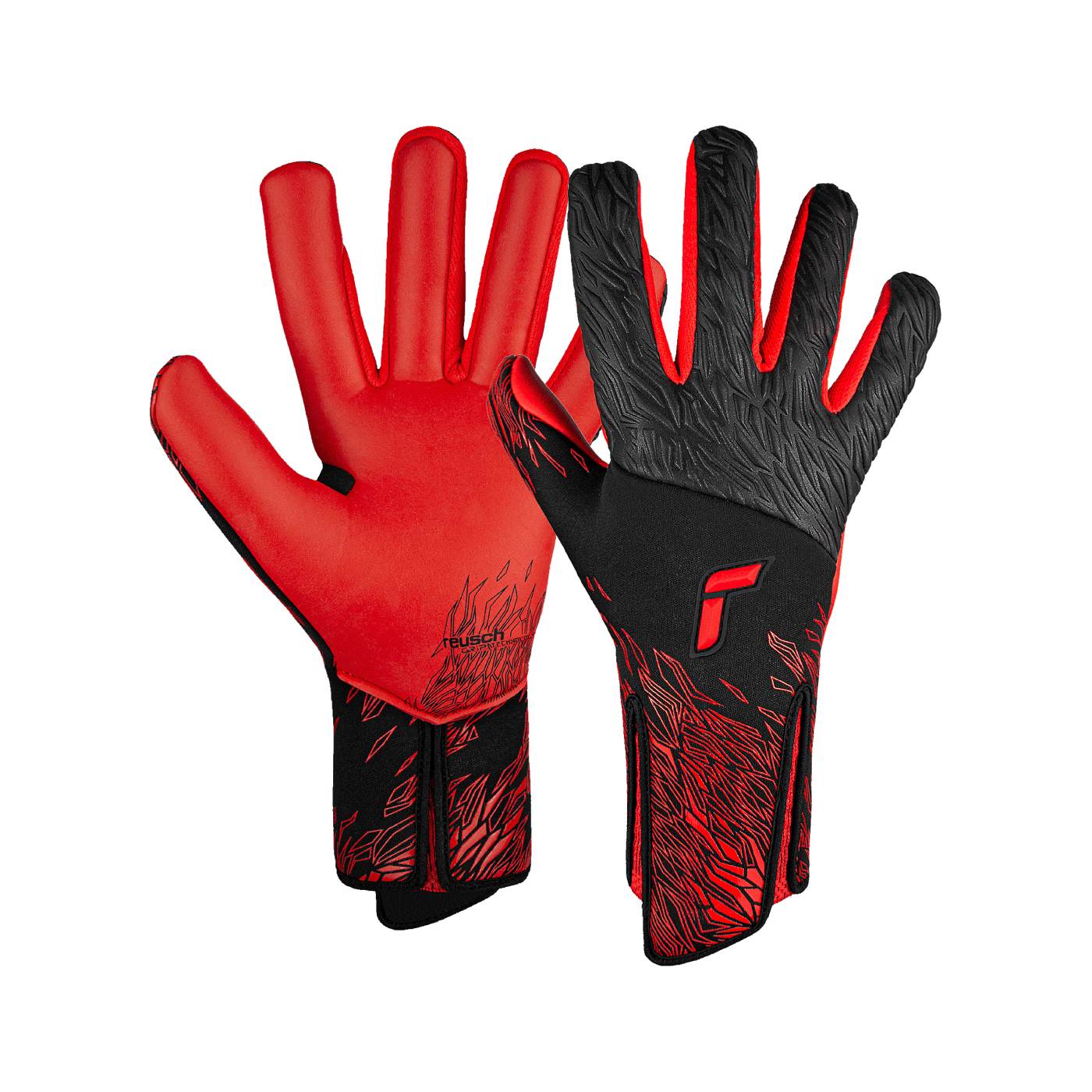 Reusch Venomous Gold X TW-Handschuhe Schwarz Rot F7730