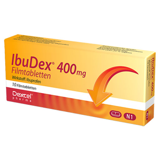 IBUDEX 400 mg Filmtabletten  10 St  Filmtabletten