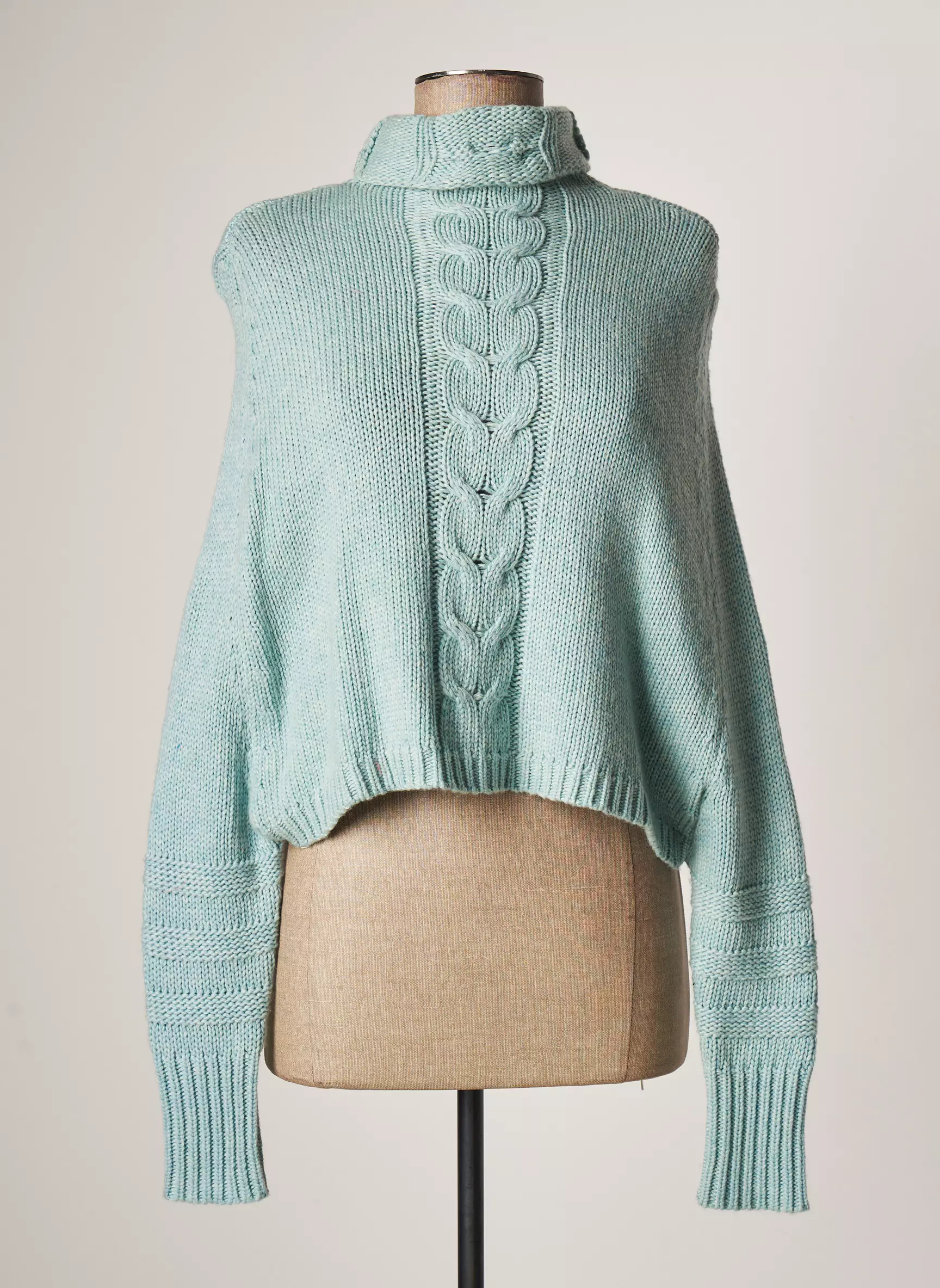 Lauren Vidal Ponchos Femme couleur vert