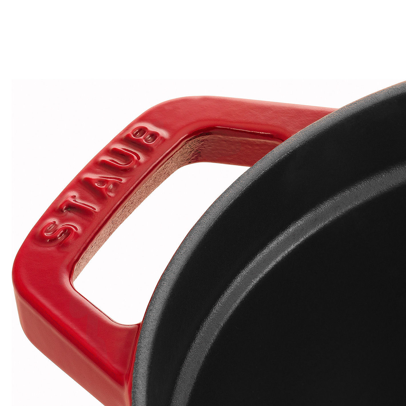 Cocotte 23 cm, oval, Kirsch-Rot, Gusseisen