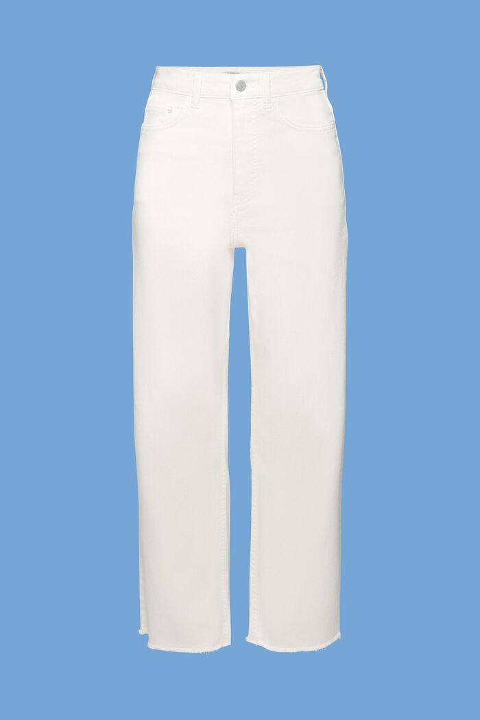 Hose mit hohem Bund und geradem Bein