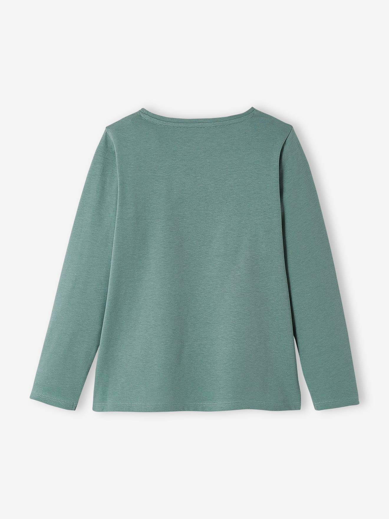 Tee-shirt à message Basics fille bronze