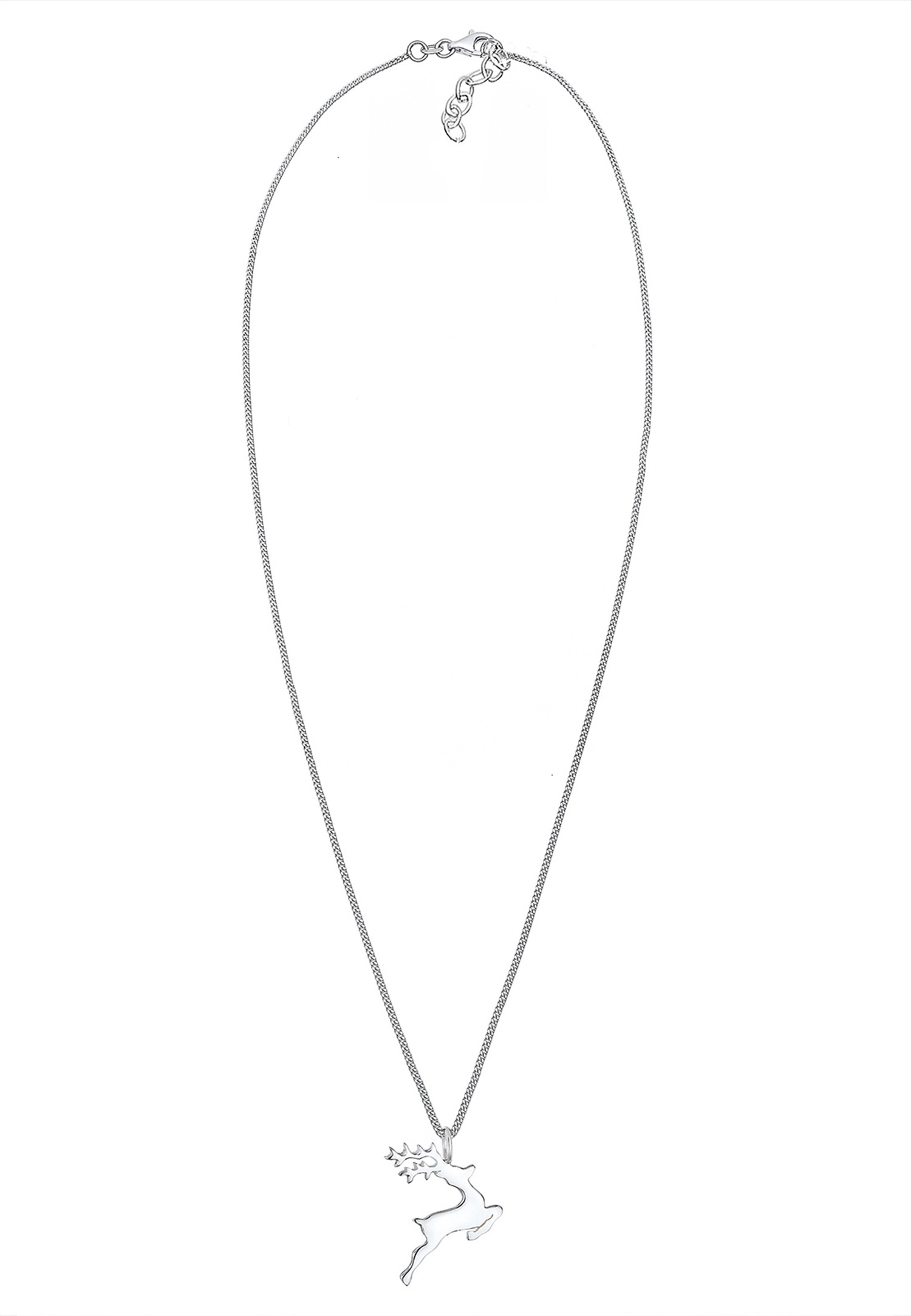 Ciondolo da donna Elli a forma di renna in argento sterling 925
