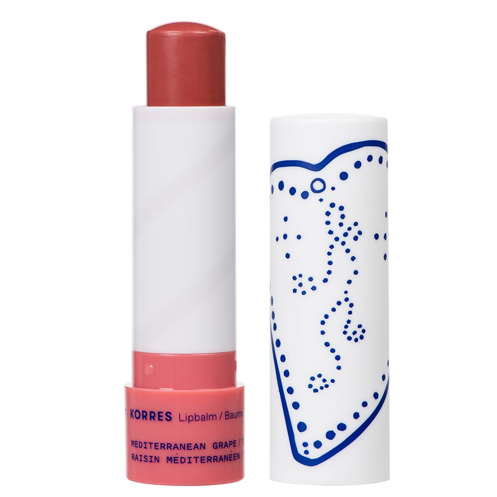 Korres Mediterranean Grape Lip Balm - Getönt Neutral Purple 4,5 g