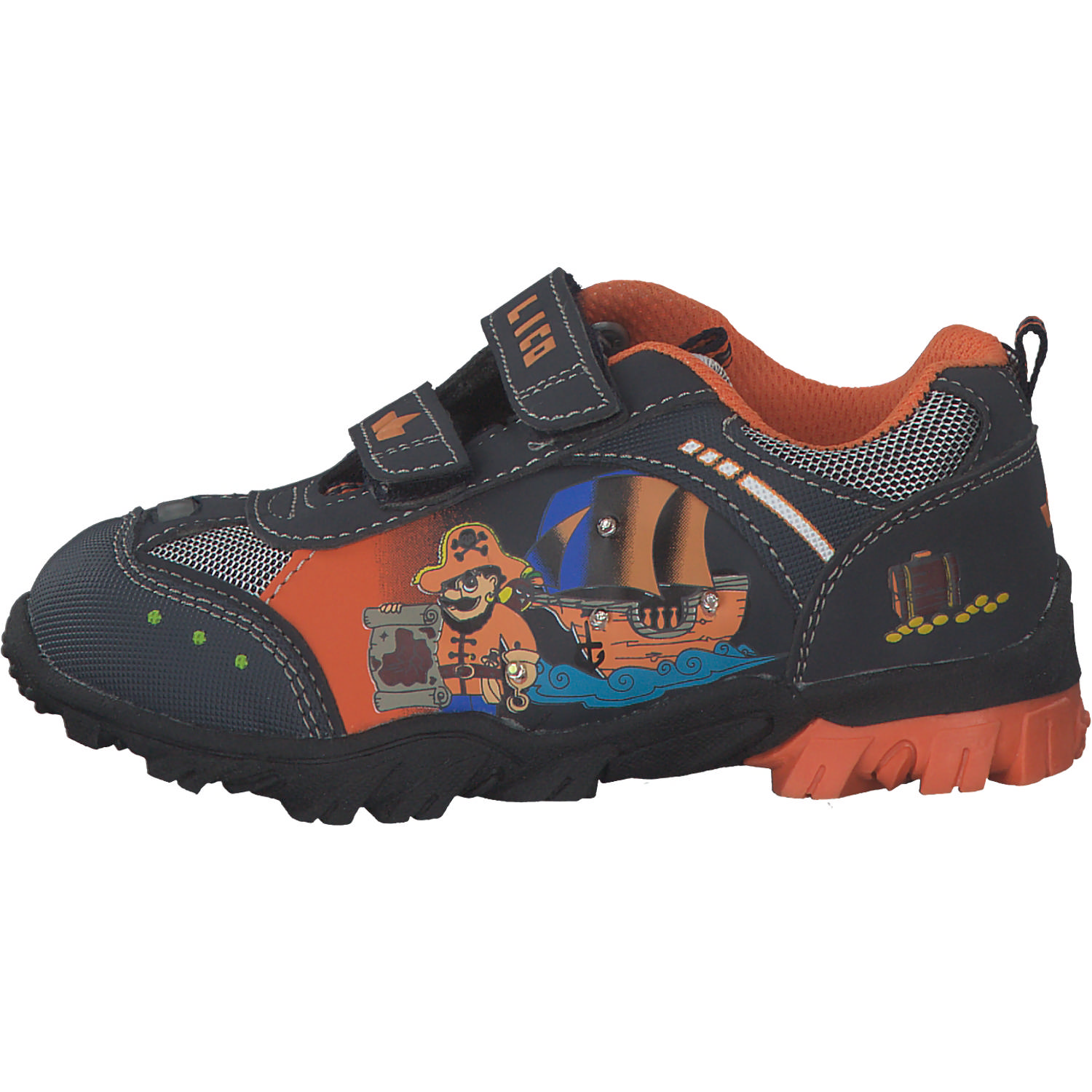 Geka Pirate V Blinky, Sneakers Low, Kinder, Orange