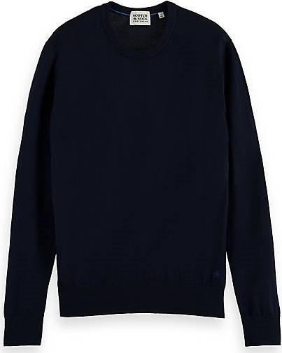 Scotch & Soda Strickpullover Essentials - Crewneck pullover in Merino wool