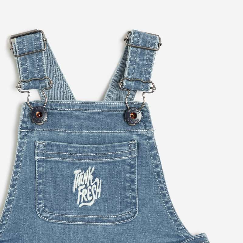 Salopette en jean bébé garçon denim bleue Catimini