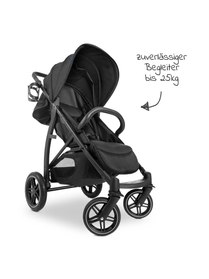 Hauck Buggy Rapid 4D (bis 25 kg) - XL Verdeck & All-Terrain in schwarz günstig kaufen onesize