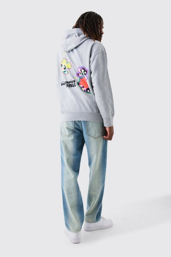 Oversize Hoodie mit lizenziertem The Powerpuff Girls Print