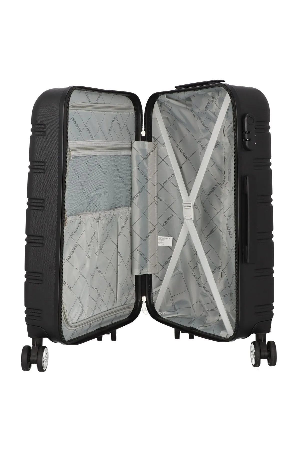 Worldpack  Koffer - Schwarz - Unifarben