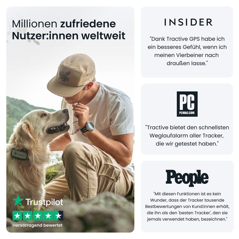Tractive XL GPS Tracker für Hunde Adventure Edition