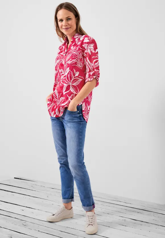 CECIL Leinenmix Longbluse
