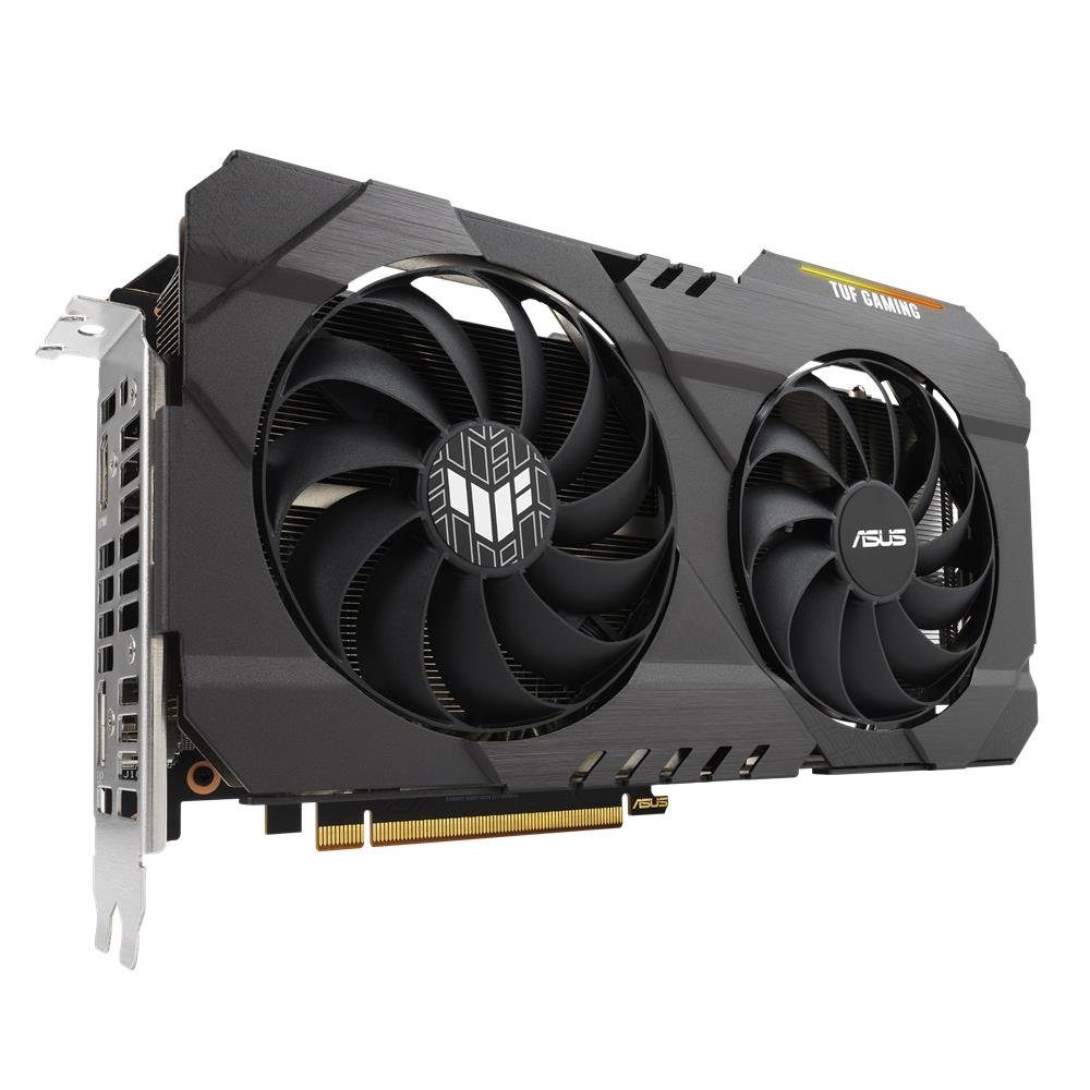 Asus TUF AMD Radeon RX 6500XT OC Grafikkarte (4 GB, GDDR6, Gaming Grafikkarte, GDDR6, PCIe 4.0, Aura Sync, HDMI, DisplayPort)