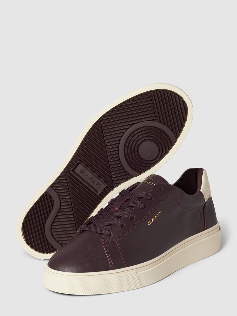Sneaker aus Leder Modell 'Julice' in bordeaux rot