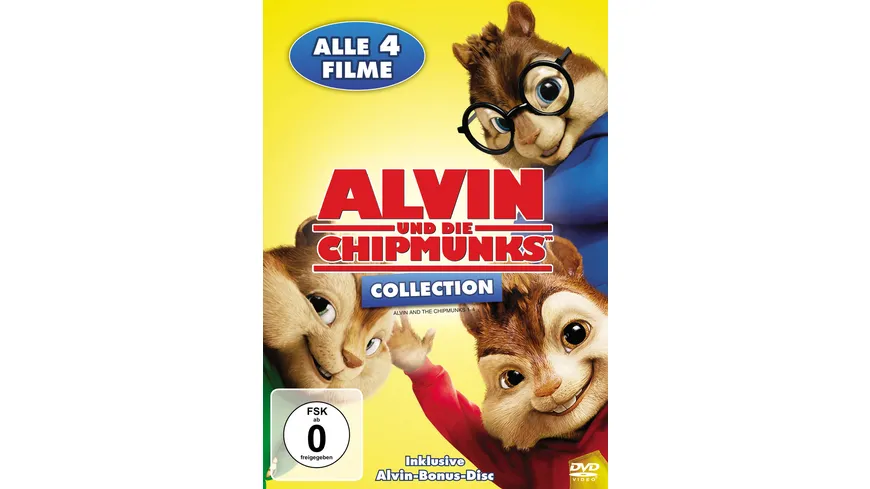 Alvin und die Chipmunks Collection - Teil 1-4  [5 DVDs]