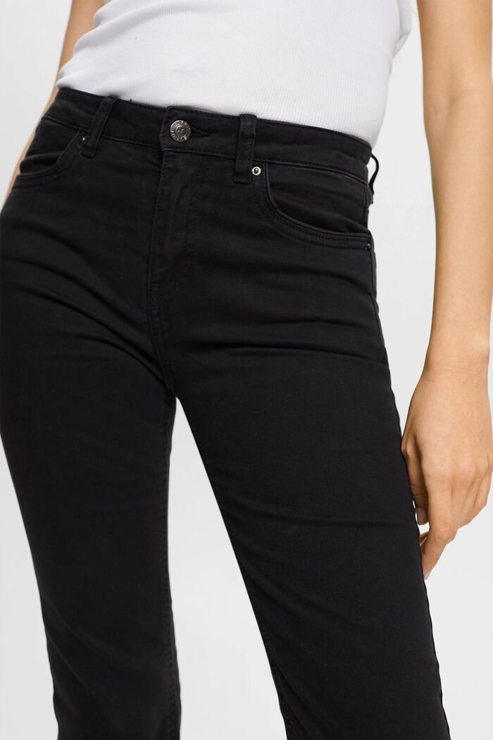 Capri-Jeans mit mittelhohem Bund