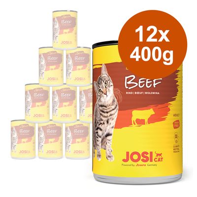 JosiCat Nassfutter in Gelee 12 x 400 g