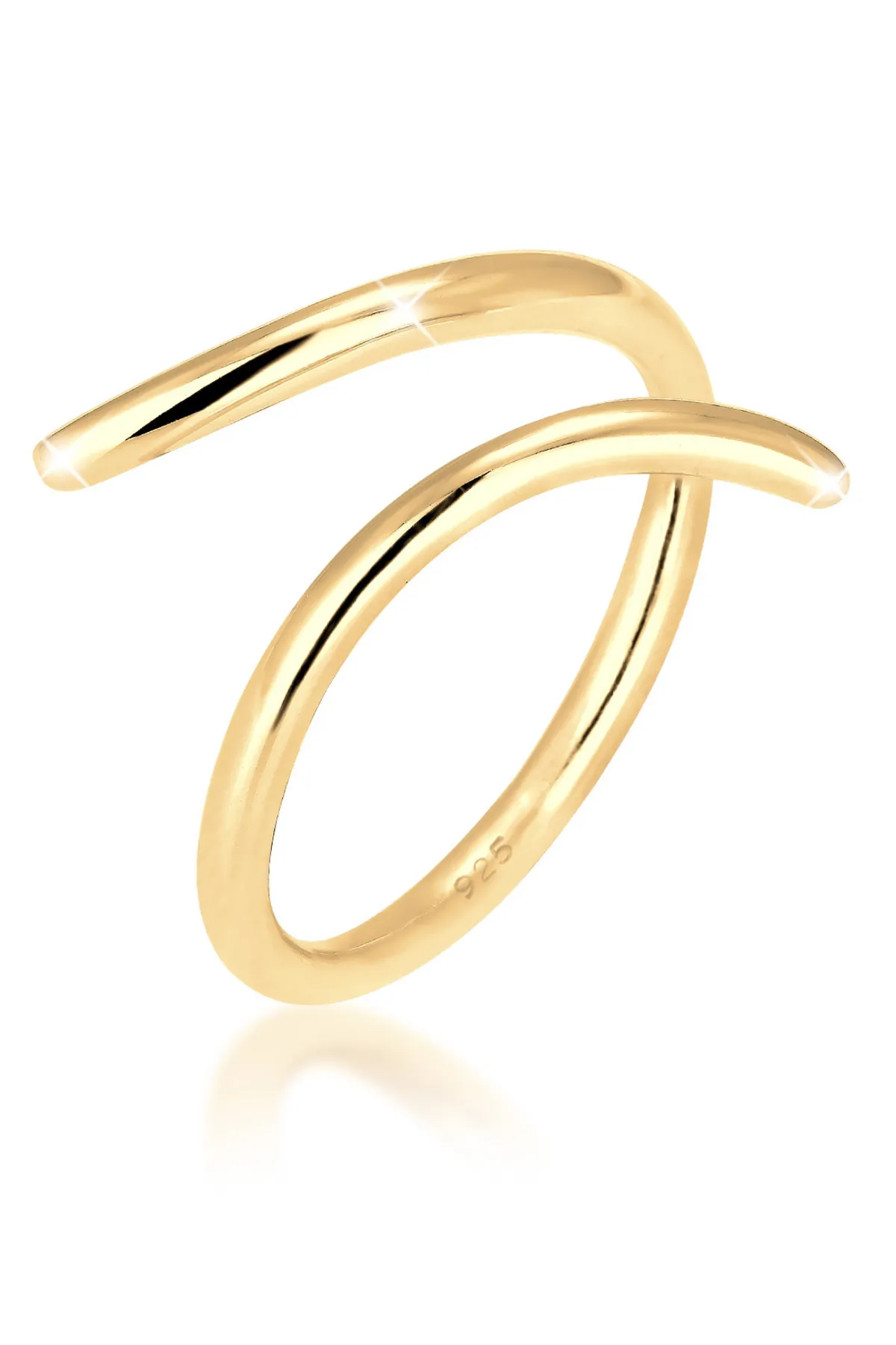 ELLI  Ring Wickelring Statement Geo Blogger 925 Silber