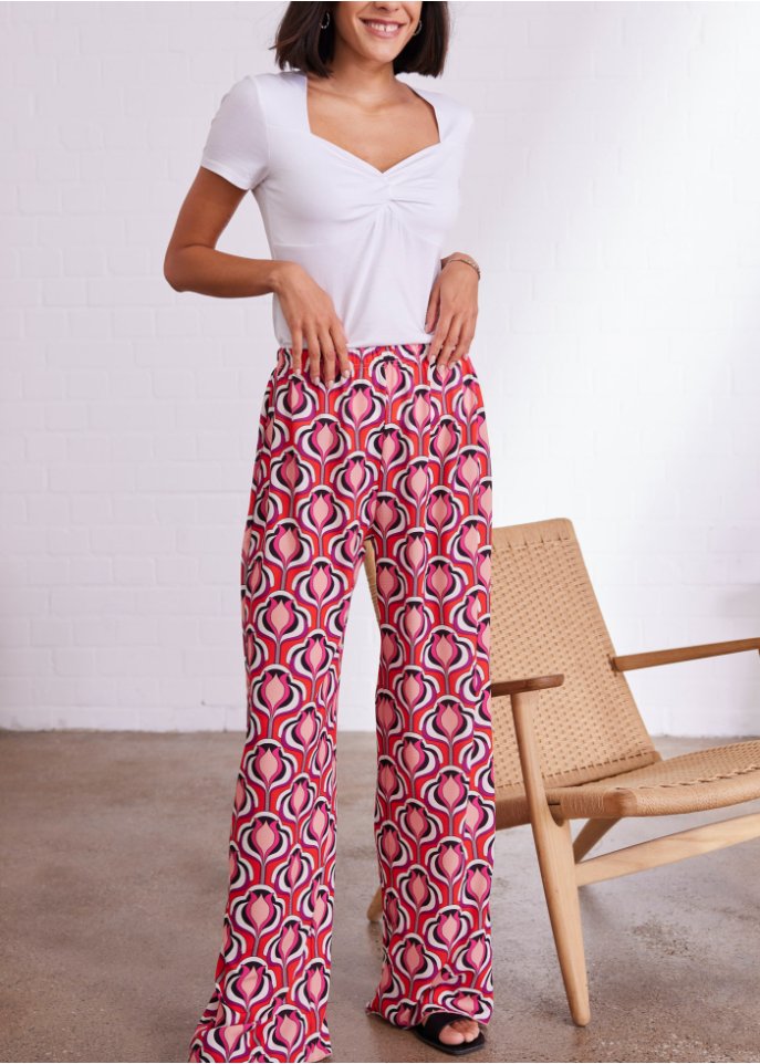 bedruckte Hose