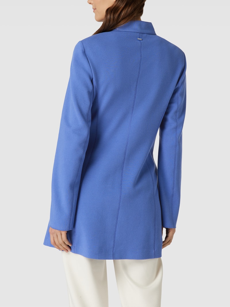 Blazer mit Stehkragen in royalblau