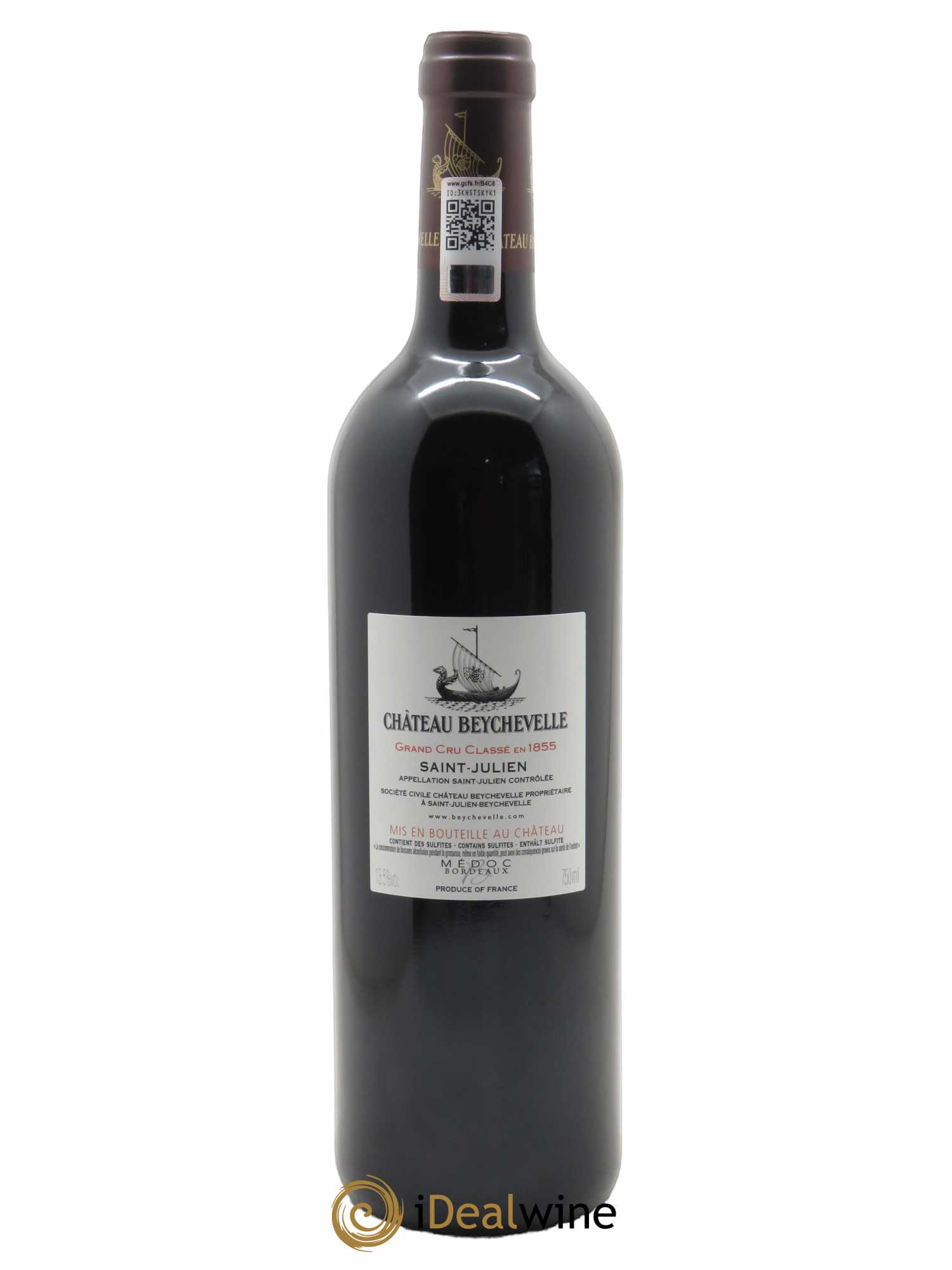 Château Beychevelle 4ème Grand Cru Classé (CBO à partir de 6 bts) 2019 - Lot de 1 Bouteille