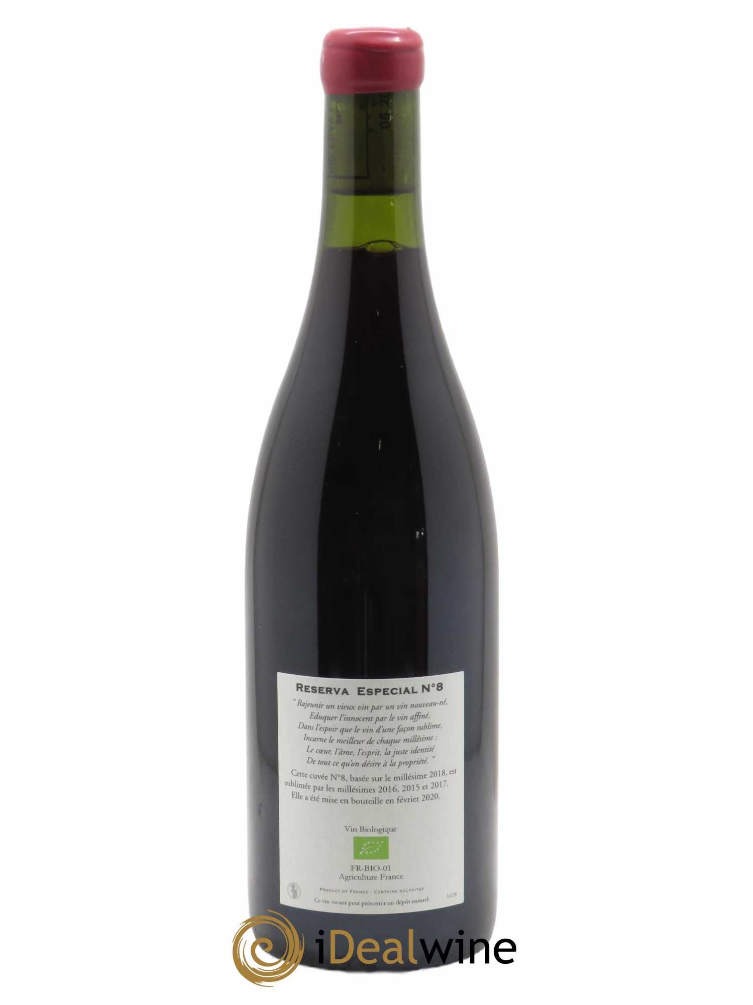 IGP Pays du Gard Roc d'Anglade Réserva Especial N°8 Rémy Pédréno   - Lot de 1 Bouteille