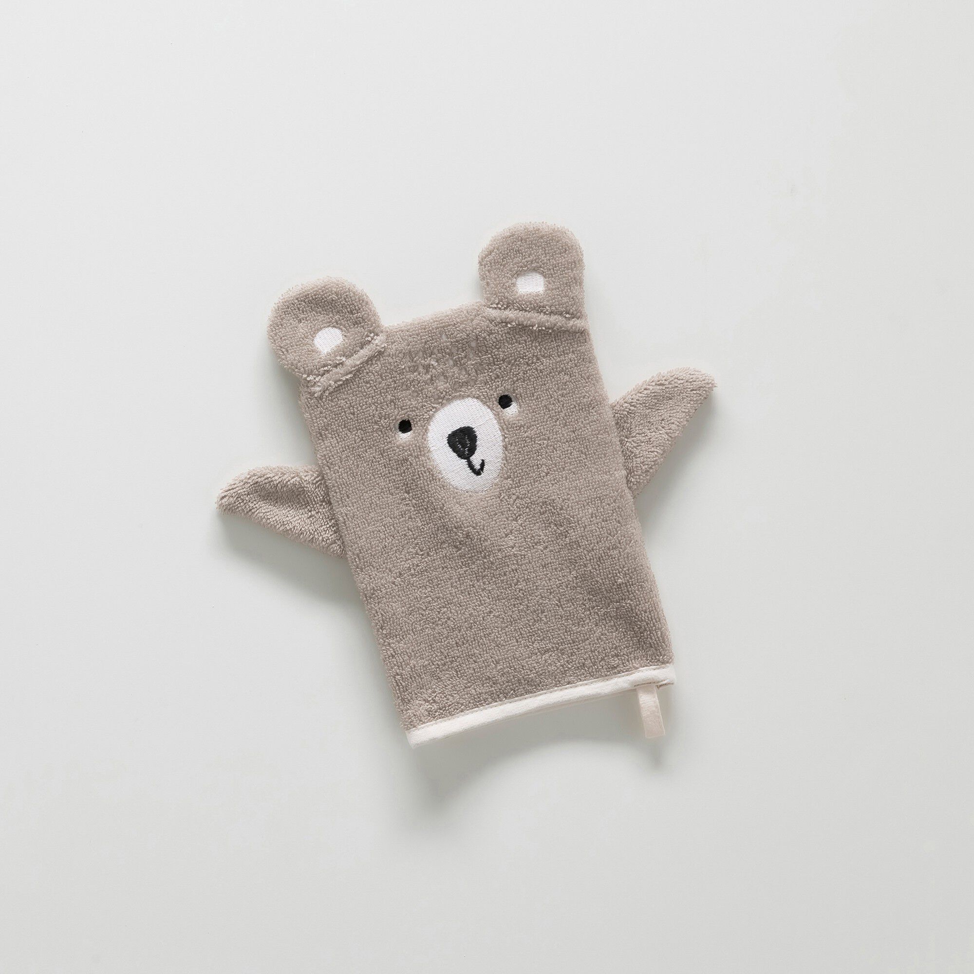 Collection éponge enfant brodée ourson personnalisable coton