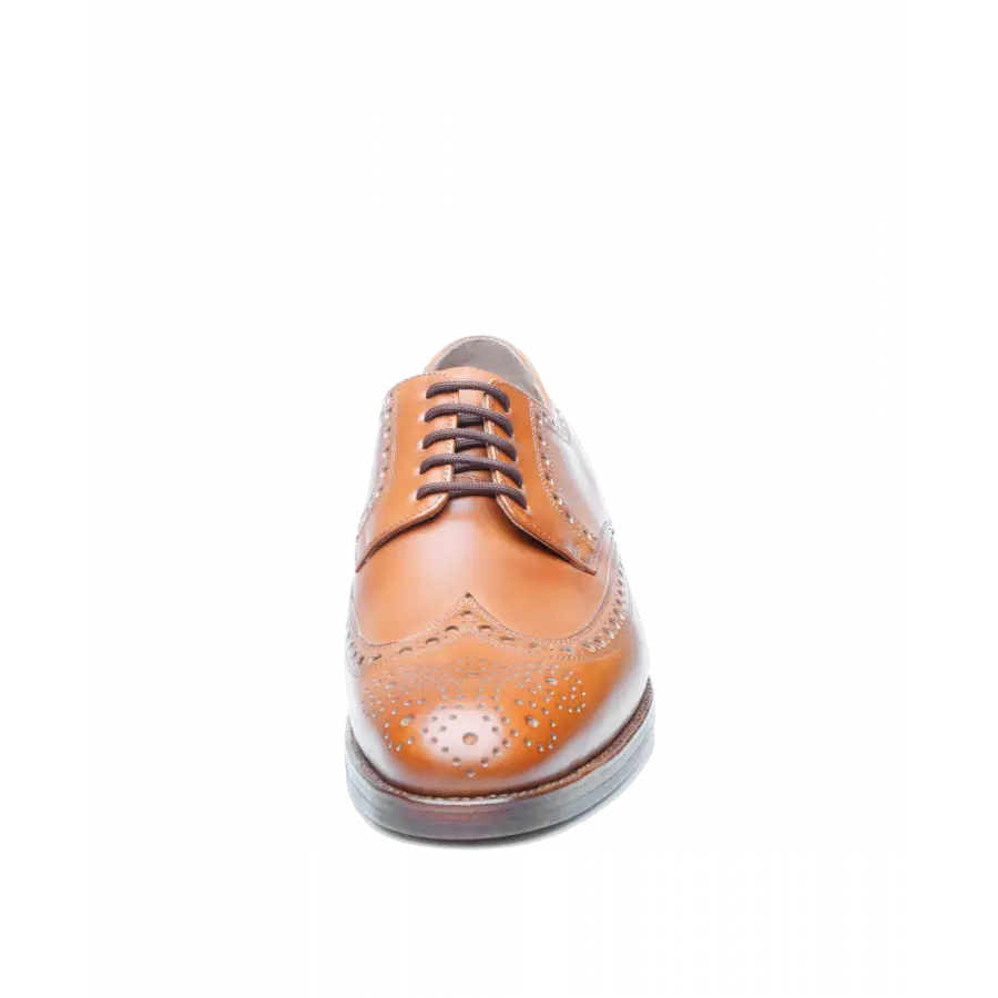 Heinrich Dinkelacker - Businessschuhe Budapester LUZERN FULL-BROGUE AC Kalbsleder - beige