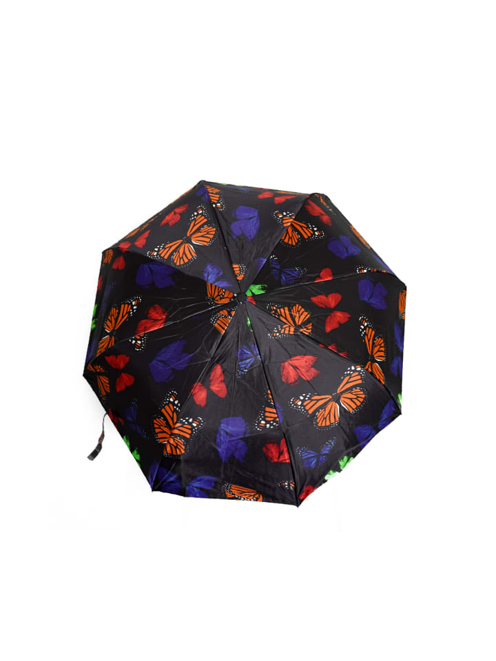 COFI 1453 Regenschirm Reise-Taschenschirm mit Teleskopfunktion in Schwarz günstig kaufen onesize