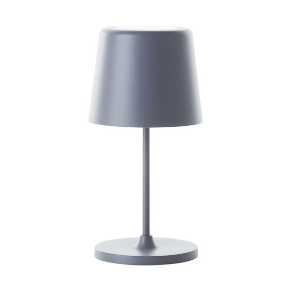 LED-Akku-Tischleuchte Kaami, grau-matt