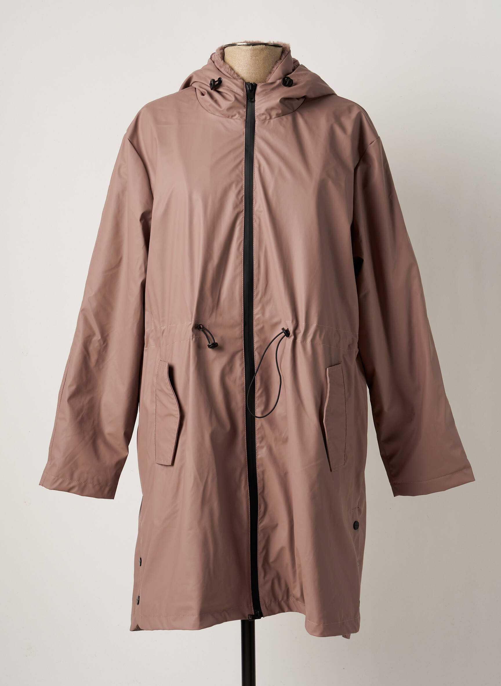 Rino Pelle Impermeables Trenchs Femme couleur marron