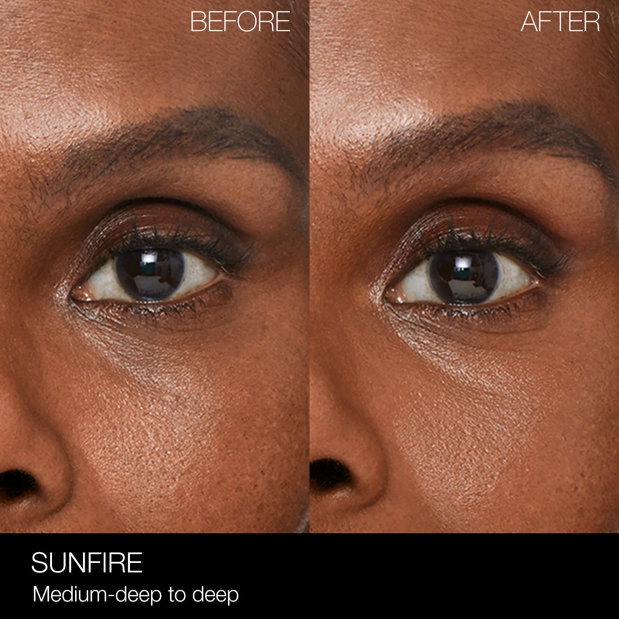Corrector iluminador para el contorno de ojos con reflejo de luz
