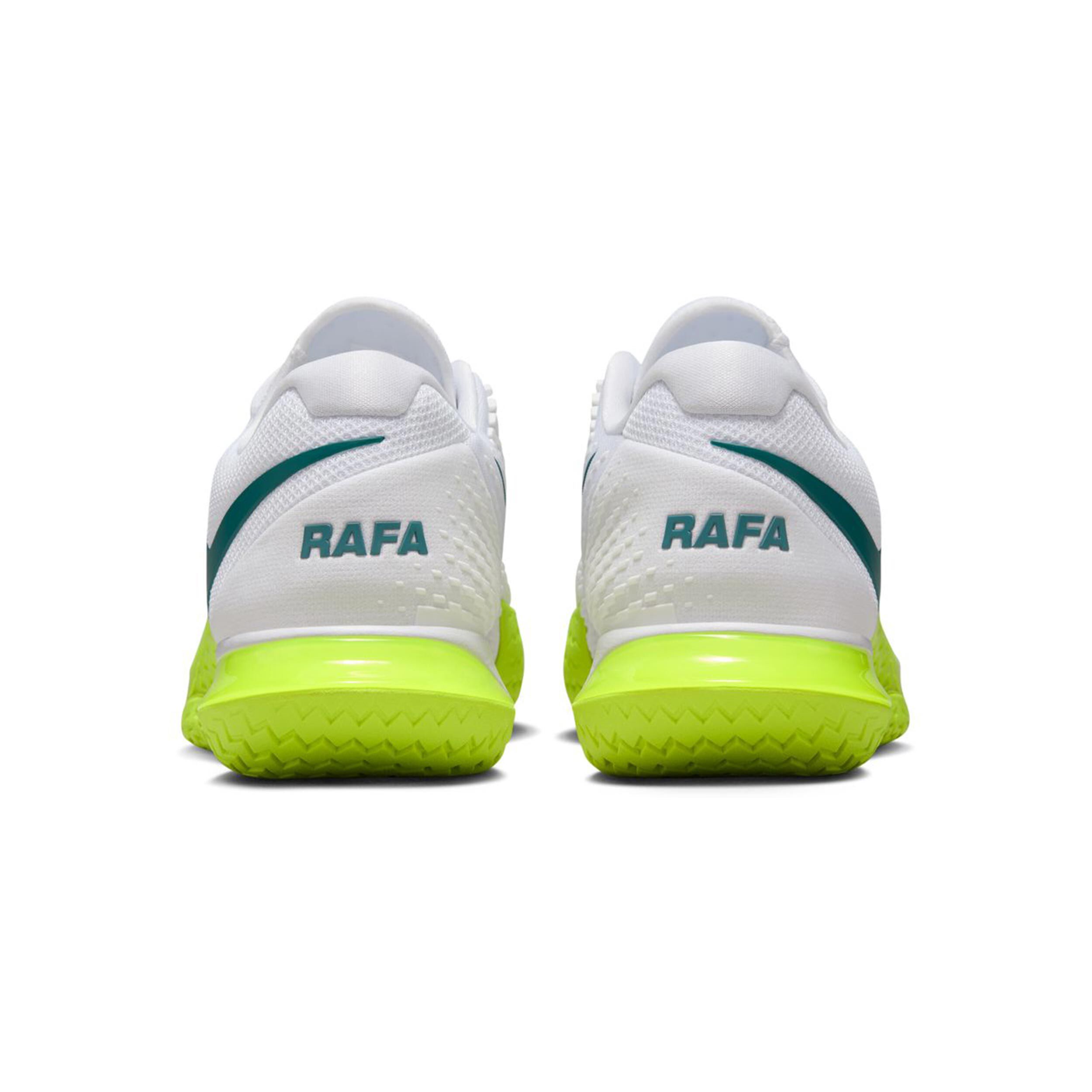 Zoom Vapor Cage 4 Rafa AC Allcourtschuh Herren - Weiß, Neongelb