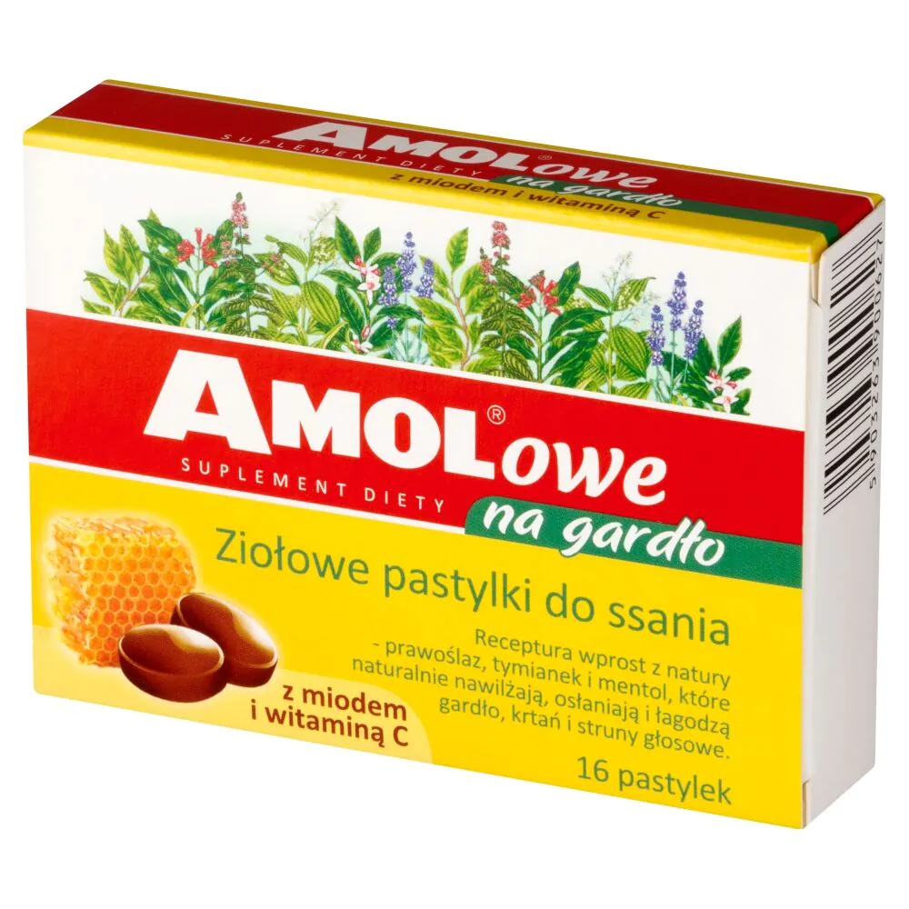 Amol για το λαιμό, παστίλιες με μέλι και βιταμίνη C