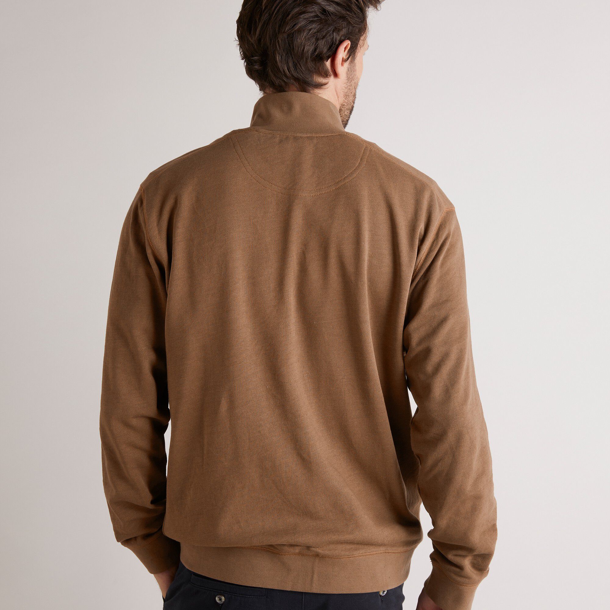 Sweat entièrement zippé uni